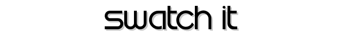 Swatch it font